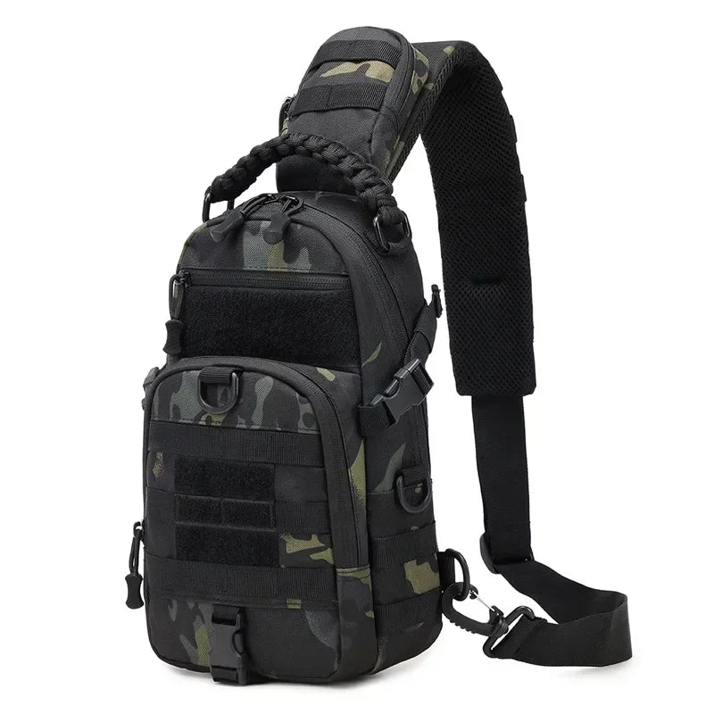 Camping Chest Bag Tactical Backpack for Men Sports Shoulder Outdoor Hiking Climbing Cycling Fishing MOLLE Sling EDC Fanny Pack