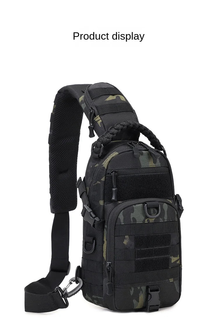Camping Chest Bag Tactical Backpack for Men Sports Shoulder Outdoor Hiking Climbing Cycling Fishing MOLLE Sling EDC Fanny Pack