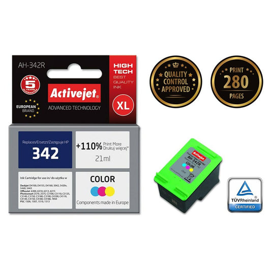 Original Ink Cartridge Activejet AH-342R White Cyan/Magenta/Yellow-1