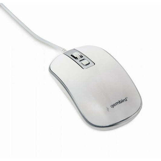 Mouse with Cable and Optical Sensor GEMBIRD MUS-4B-06-WS 1200 DPI-0