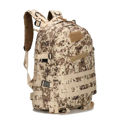 Survival Game Tactical Backpack with Camouflage Design