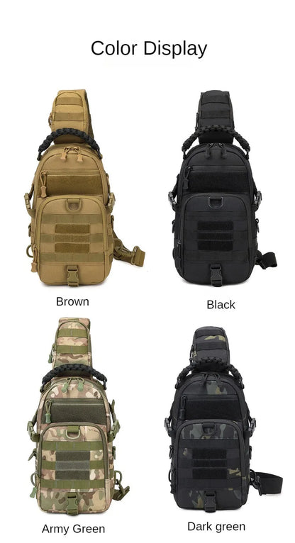 Camping Chest Bag Tactical Backpack for Men Sports Shoulder Outdoor Hiking Climbing Cycling Fishing MOLLE Sling EDC Fanny Pack