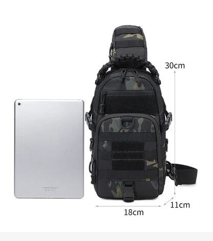 Camping Chest Bag Tactical Backpack for Men Sports Shoulder Outdoor Hiking Climbing Cycling Fishing MOLLE Sling EDC Fanny Pack