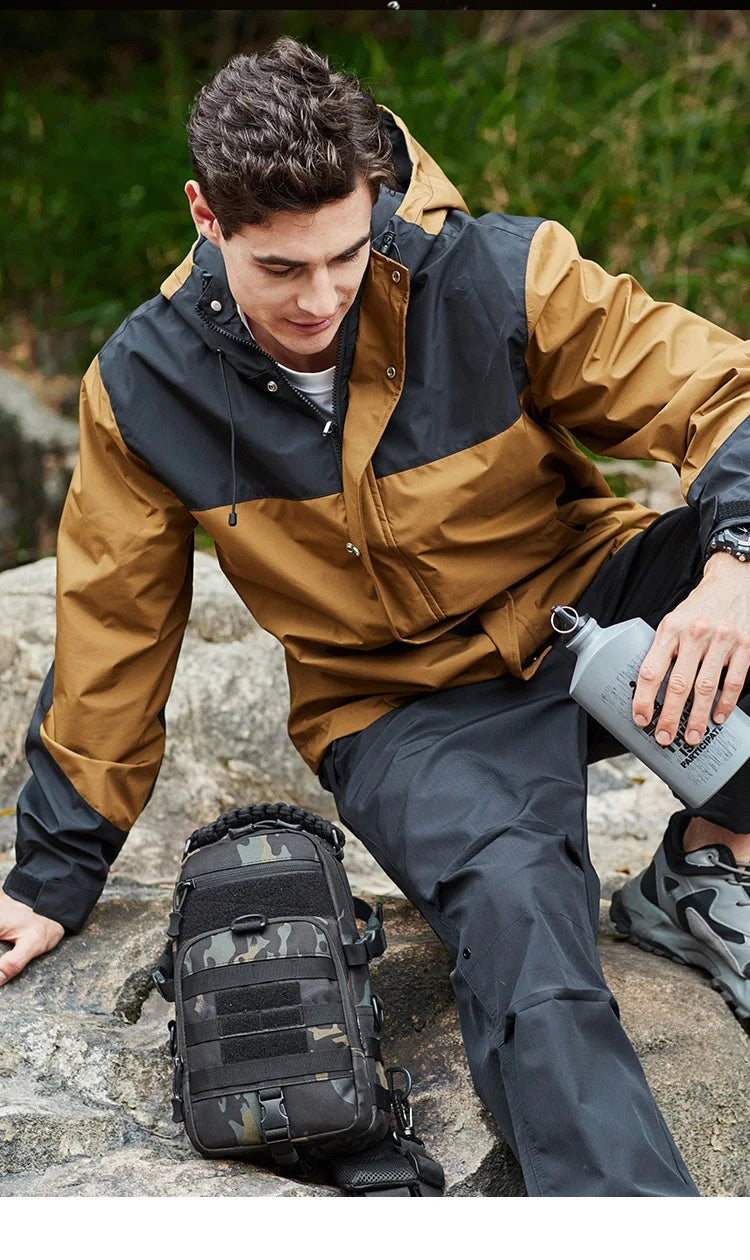 Camping Chest Bag Tactical Backpack for Men Sports Shoulder Outdoor Hiking Climbing Cycling Fishing MOLLE Sling EDC Fanny Pack