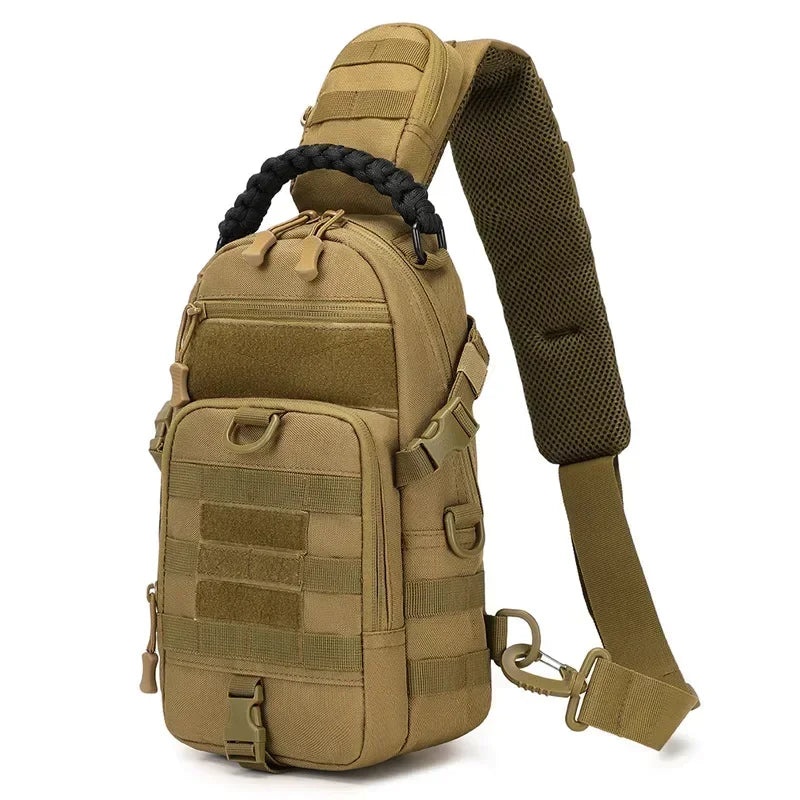 Camping Chest Bag Tactical Backpack for Men Sports Shoulder Outdoor Hiking Climbing Cycling Fishing MOLLE Sling EDC Fanny Pack