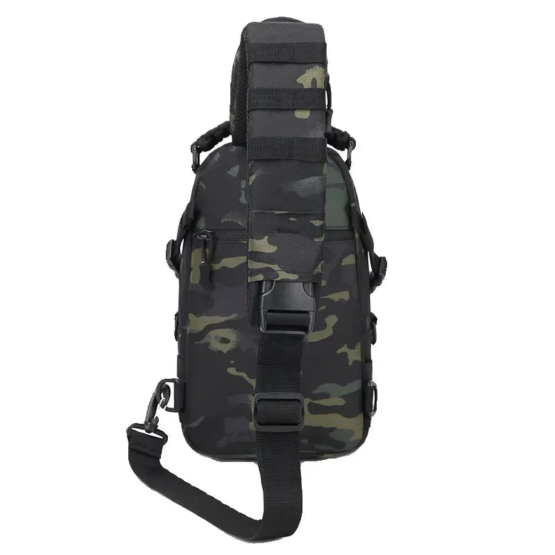 Camping Chest Bag Tactical Backpack for Men Sports Shoulder Outdoor Hiking Climbing Cycling Fishing MOLLE Sling EDC Fanny Pack