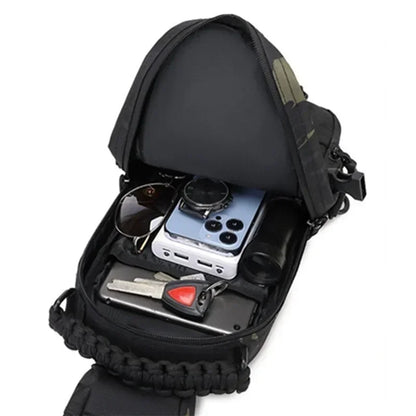 Camping Chest Bag Tactical Backpack for Men Sports Shoulder Outdoor Hiking Climbing Cycling Fishing MOLLE Sling EDC Fanny Pack