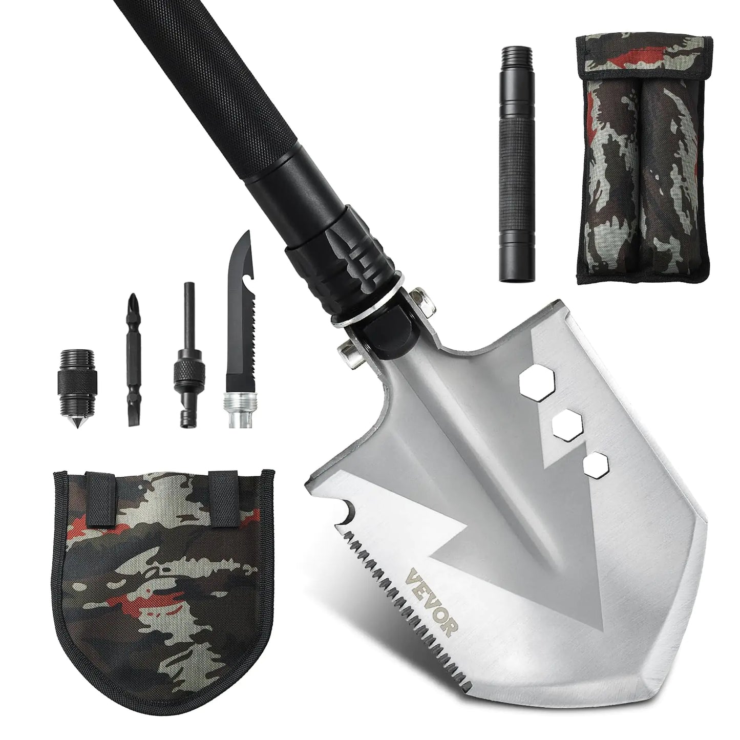 shovel-8 in 1 folding multitool