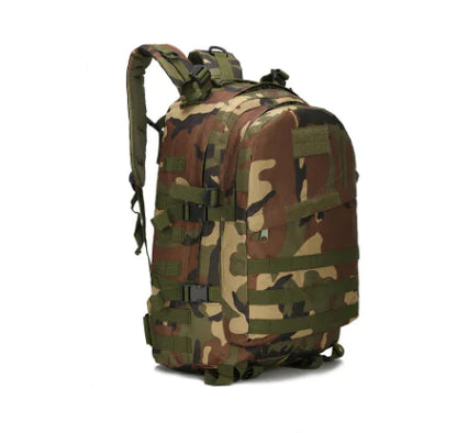 Survival Game Tactical Backpack with Camouflage Design